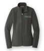 Picture of L235 - Ladies' Heather Microfleece Full Zip Jacket 
